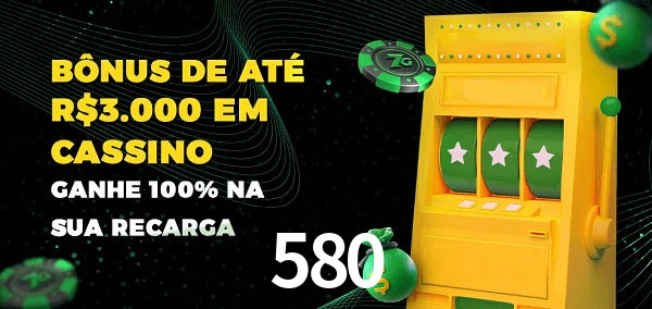 580 slots online com bonus